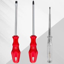 3 Lü Tornavida Seti Düz Tornavida - Yıldız Tornavida - Kontrol Kalemi