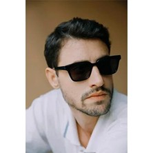 Bilge Karga Elvin Black Erkek Güneş Gözlüğü Düz Desenli Hafif Grilamid Hammadde ile UV400 Koruma