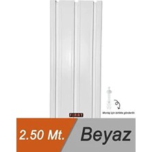 3'lü 3 Raylı Perde Rayı Korniş 2.50 Metre