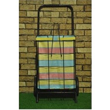 Yakut Serisi - Kalın Telli Pazar Arabası - Katlanabilir, Tekerlekli, Alışveriş, Market Arabası