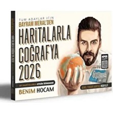 Benim Hocam Yayınları 2026 Tüm Adaylar İçin Haritalarla Coğrafya KPSS Sınavına Hazırlık Kitabı