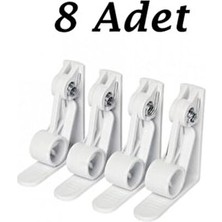 8 Adet Yaylı Masa Örtüsü Mandalı Masa Örtüsü Kıskacı