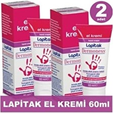 Lapitak El Kremi 60 ml x 2 Adet Yoğun Nemlendirme Özelliği ile Cilt Bakımı
