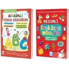 Resimli Örnek Cümleli Ingilizce Sözlük ve Türkçe Sözlük - 2 Kitap Set Tdk Uyumlu