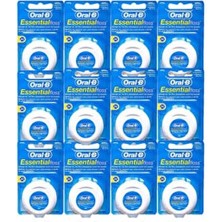 Oral B Essential Floss Diş Ipi 50 Metre 12 Adet