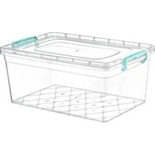 Kivi Home 6 No Maxi Box Şeffaf Plastik Saklama Kabı Kutusu 20 Litre 32/48/20 Ölçülerle Çok Amaçlı Kullanım