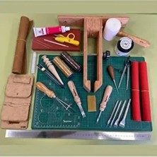 Pro Set 4 - Deri Hobi Başlangıç Seti - 31 Parça Deri El Aleti