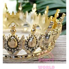 Pasta Tacı – Lüks Mika(Sert Plastik) – Gold Renk (Altın Sarısı)