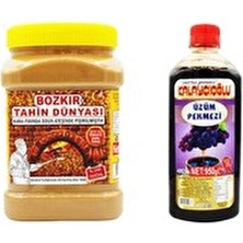 Kalaycıoğlu Kepeksiz Tahin 935 Gr ve Üzüm Pekmezi 950 Gr Lezzetli İkili Set