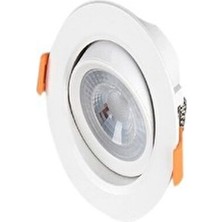 5W Cob LED Downlıght Armatür Beyaz Gövde Beyaz Işık CT-5200-B