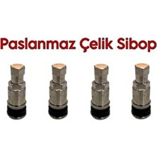 4'lü Çelik Sibop Seti Orijinal Paslanmaz Çelik.