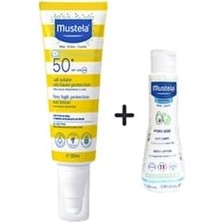 spf50+ çok yüksek koruma güneş losyonu 200ml + hydrabebe vücut losyonu 100ml 09/2025