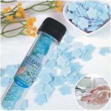 Era Sabun Parfümlü Elde Eriyen Mini Kağıt Sabun 100 Tüp Mavi Renkli Kullanışlı Sabun