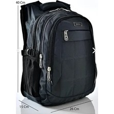 Relaxion 2227 Yarasa Sırt Çantası Lacivert Unisex Günlük ve Okul Çantası 45x35x20cm