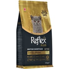 Reflex Plus Premium Kalite British Shorthair Yavru Kedi Maması 1,5 kg Karışık Tat