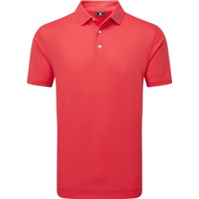 Footjoy Stretch Pique Solid Erkek Golf T-Shirt 34080 Hibiscus