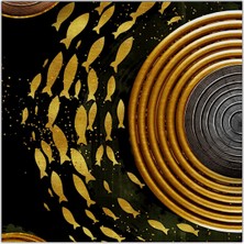 Cozy Co:temperli Cam Kare Tablo, Cam Tablo, Uv Baskı, CTT009