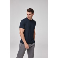 Erkek Kısa Kollu Sıfır Yaka T-Shirt