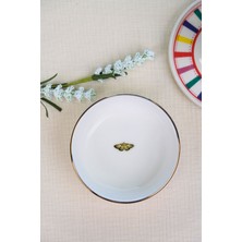 Tabak Evi Porselen Natura Kelebek Altın Yaldızlı Kase 10X3CM 150CC Tekli