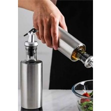 Cam Yağdanlık 300 ml – Zeytinyağı & Sirke Şişesi, Akıtma Uçlu