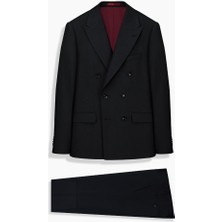 Moneta Slim Fit Siyah Takım Elbise