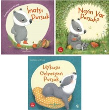 Inatçı Porsuk + Neyin Var Porsuk + Uykusu Gelmeyen Porsuk 3'lü Resimli Hikaye Kitabı Seti