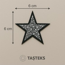 Taşlı Ütülenebilen Veya Sticker Olarak Kullanılabilen Yıldız Modeli