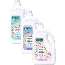 Green Clean Baby Çamaşır Detarjanı 2.75 Lt Yumuşatıcı Leke Çıkarıcı Özellikleri ile Etkili Temizlik