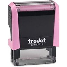 Trodat 4911 Öğretmen, Doktor, Hemşire, Avukat, Firma Kaşesi Pembe Renkli Ölçülerle