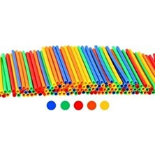 Süper Bambu Çubuklar 300 Parça Eğlenceli Tasarımlı Bambu Çubuk Oyunu Aile ile Oynanabilir