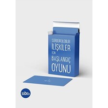 Sibo Çiftler Tanışma Oyun Kartları Mavi Renkli Sürdürülebilir İlişkiler İçin Başlangıç Oyunu Türkiye Menşeli