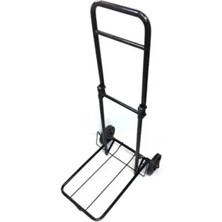 Çelik Katlanır Yük Taşıma El Arabası Portatif Tip 4 kg Bagaj Lastiği Hediyeli