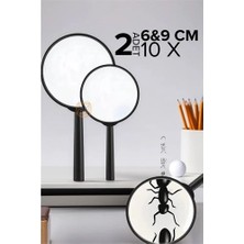 Bfs  10X Büyüteç 6 ve 9 cm 2 Li Set