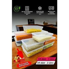 Supercupp Plastik Kendinden Kilitli Kapaklı Saklama Kabı Gıda ve Yemek için 2 Parça BPA Free Malzeme