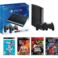 Ps3 500 GB Sıfır Kol Super Slim 12 Ay Garantili 50 Oyun Paket