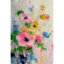 Aden Dekoratif Çiçekler Kanvas Tablo