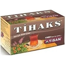 Tisan Tihaks 20 Süzen Poşet 12 Adet Karışık Bitki Çayı Vitamin ve Mineral Zengin Gün Boyu Enerji