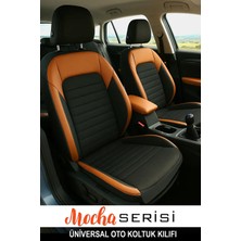 Peugeot 2008 (Facelift 2016) 1.6 Bluehd (100 Hp) 2018 Uyumlu  Formi Serisi Taba Oto Kılıfı Tam Set