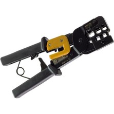 kzy mobilyal YesKit YK-376M RJ11-RJ12-RJ22-RJ45 3'lü Soket Sıkma Pensesi