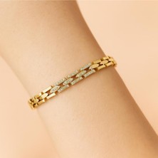 22 Ayar Altın Kaplama Bileklik Bilezik Künye