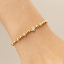 22 Ayar Altın Kaplama Bileklik Bilezik Künye