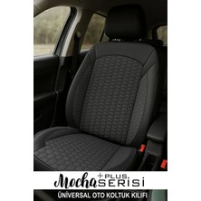 Nissan Note (Facelift 2017) Nismo S 1.6 (140 Hp) 2018 Uyumlu  Moka Plas Serisi Siyah Oto Kılıfı Tam Set