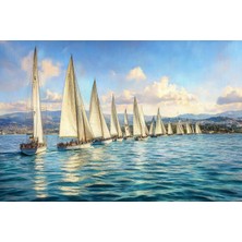 Aden Dekoratif Manzara Kanvas Tablo