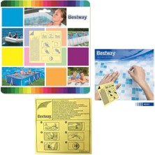 Nessiworld  Bestway Şişme Ürünler Için Tamir Yaması 6,5 x 6,5 cm 62091