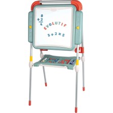 Nessiworld  Smoby Metal Ayaklı Çift Taraflı Manyetik Yazı TAHTASI 7600410207