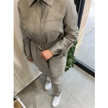 Nuss Pantolonlu Takım Gri 1050