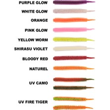 Ryujı Jelly Worm Tpr 7.5cm, 20AD.