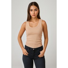 Novelle Geniş Askılı Fitilli Atlet