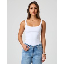 Novelle Ince Askılı Fitilli Atlet