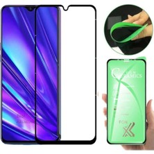 Samsung M30 Ekran Koruyucu Seramik Nano Cam Esnek Tam Full Kaplayan Kırılmaz